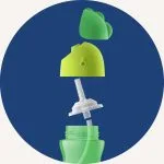 Krūze ar salmiņu, 300 ml, 12 mēn+ - Image 4