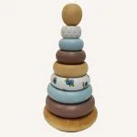 Koka piramīda ar odziņām (Lielā)