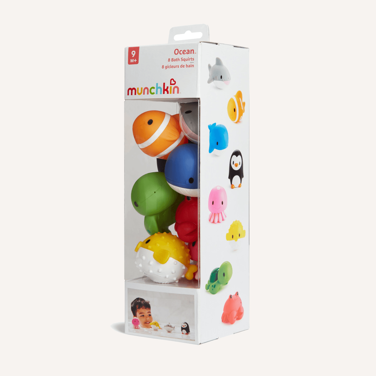 bath toys munchkin multicolor munchkin bath toys ocean 8 pack 105259 93735 jpg scaled