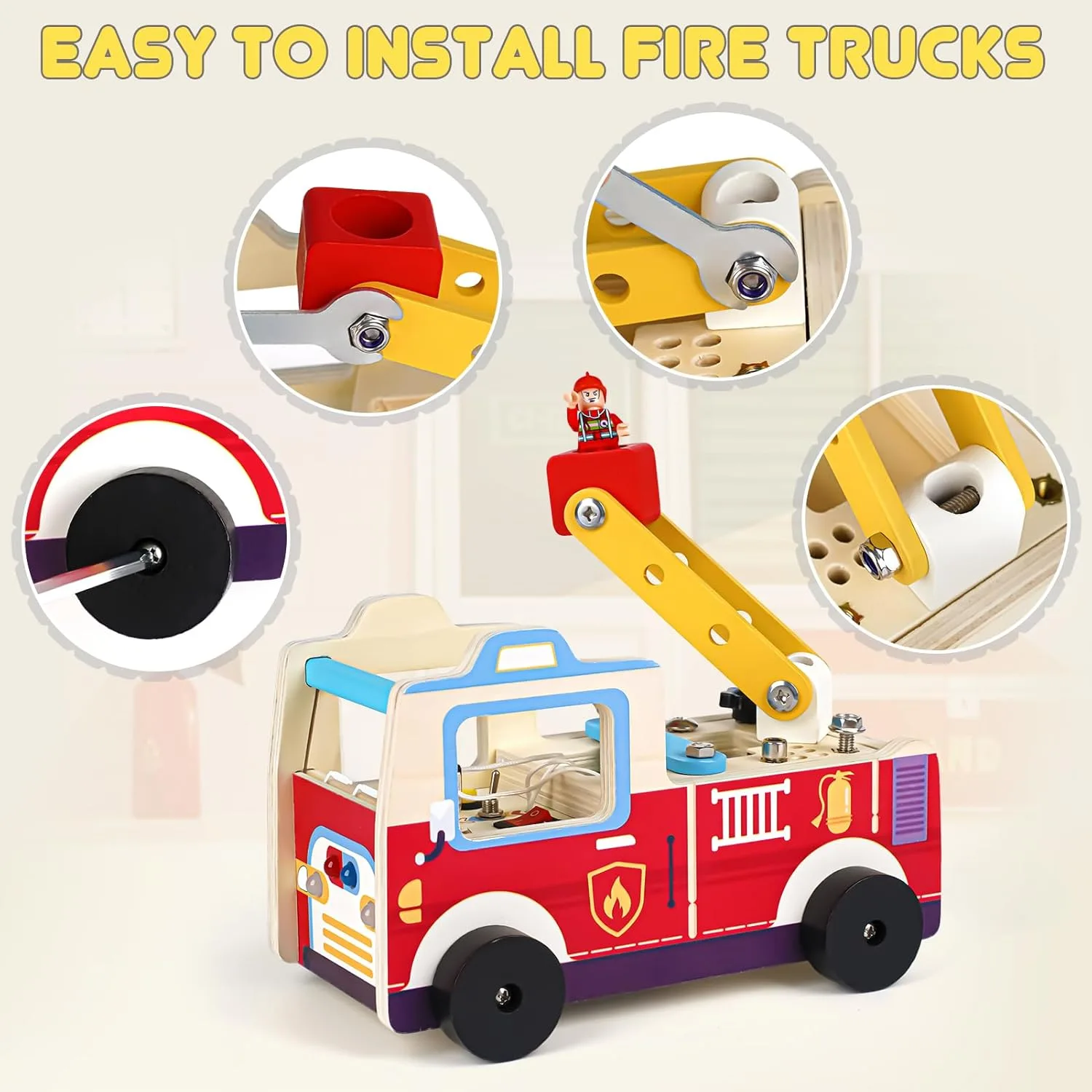 Montessori ugunsdzēsēju mašīna - Image 6