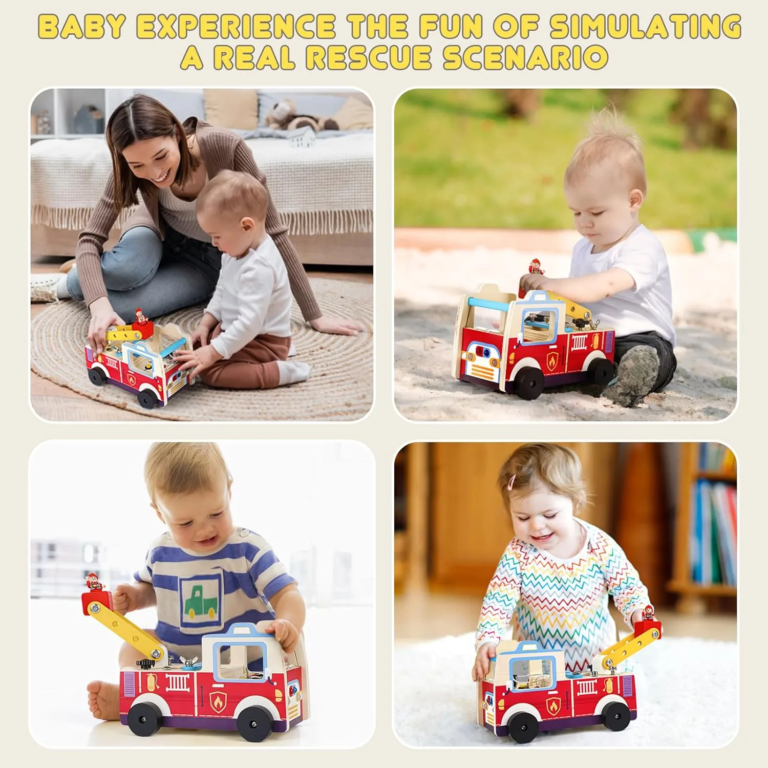 Montessori ugunsdzēsēju mašīna - Image 5