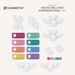 Magnētiskais konstruktors - Ball Run Pastel Expansion Set, 80 gab - Image 11