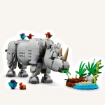 Savvaļas dzīvnieki: Majestātiskais degunradzis ar putniem - Image 5